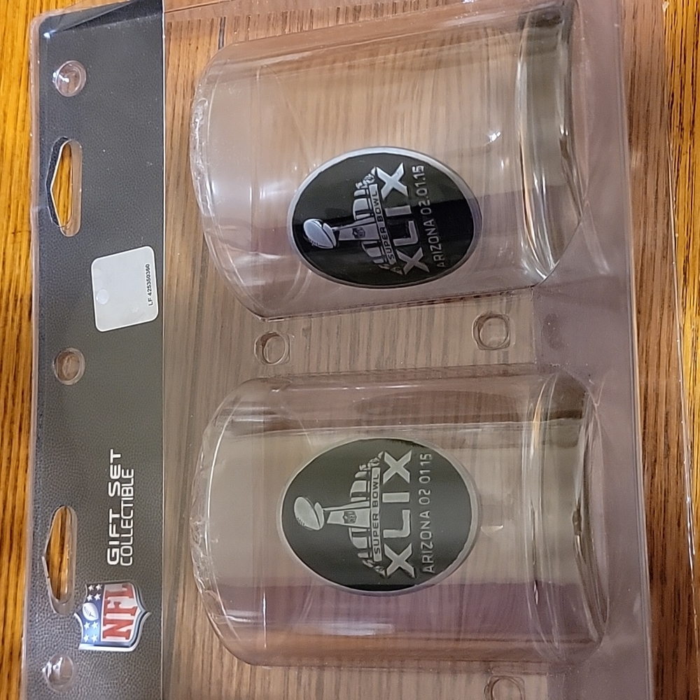 Super Bowl XLIX old fashioned glasses - New England Patriots